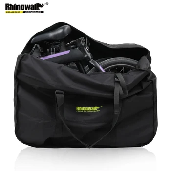 

Rhinowalk 16-20 Inch Folding Bike Carry Bag Portable Bicycle Carry Bag Cycling Bike Transport Case Travel Bicycle Storage Bag