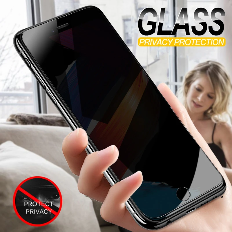 KISSCASE Anti-Spy Gehärtetem Glas für iPhone 8 7 6 Plus 11 Pro Max Privacy Screen Protector Film fü