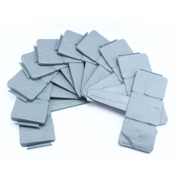 

10Pcs Grey / Orange Garden Fence Cobble Stone Border Lawn Edging Plant Border Decorations Flower Bed Border Garden Supplies