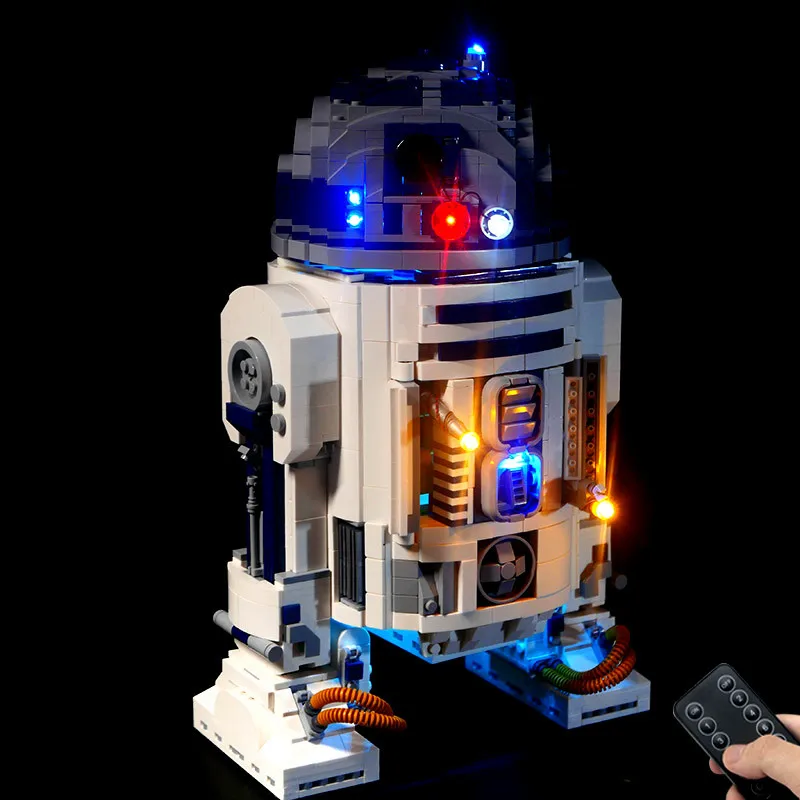 RC LED Lighting Kits For 10225 R2-D2 75308 Toy Bricks Building Blocks Model Adult Boys Educational Birthday Gifts (Only Lights) | Игрушки и