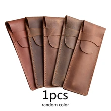H05B – pochette de stylo Portable en cuir, avec rabat, rétro, poche pour stylo, Mini, 6 pouces x 2.4 pouces