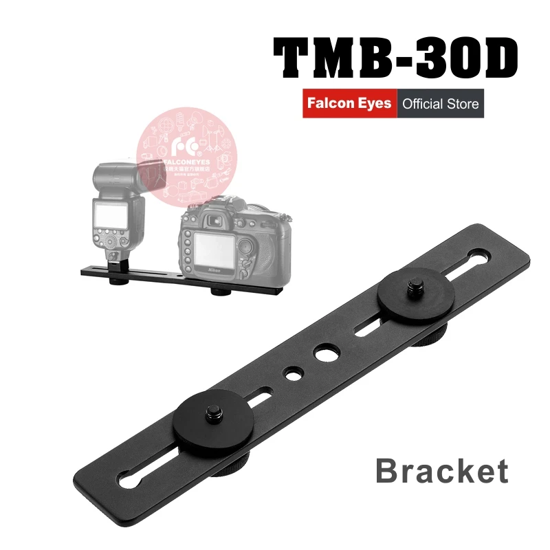 Подсветильник вка-держатель для вспышки камеры с двумя горячими башмаками |