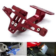 Универсальный CNC алюминиевый мотоциклетный регулируемый угол номерной знак кронштейн для Ducati 748 916 916SPS 900SS MONSTER M400 M600 M620