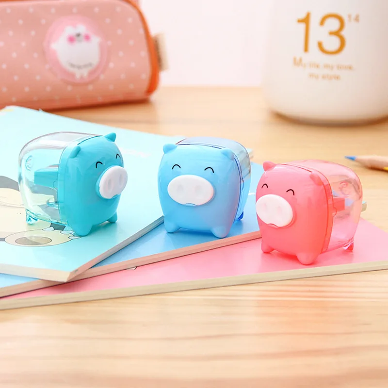Deli 0557 точилка для карандашей Shapper одностворчатый мультфильм креативное моделирование милый