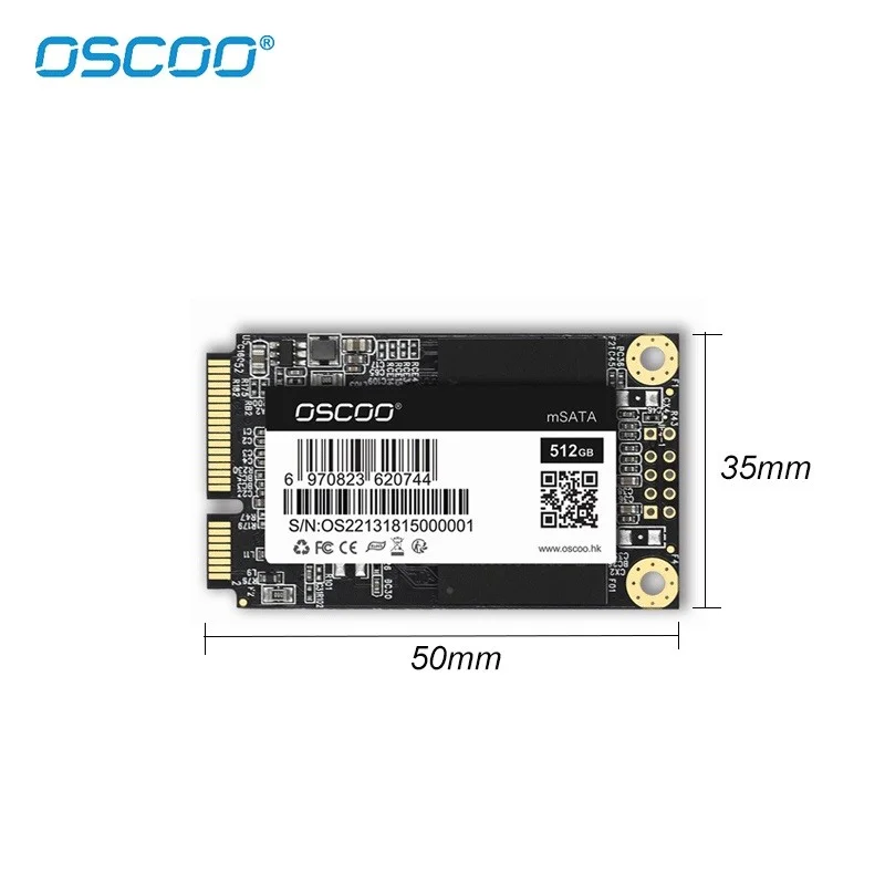 Oscoo Новый mSATA SSD 240gb твердотельный диск SATA III 64 ГБ 120 128 256 500 512 1 ТБ жесткий для