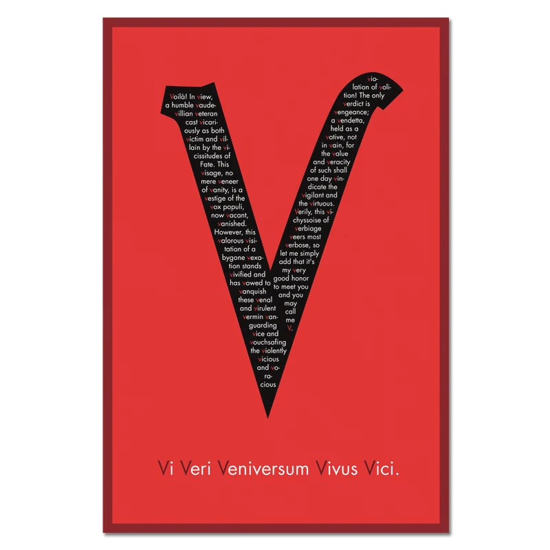 Фильм Шелковый плакат V для Vendetta Настенные рисунки декоративные картины винтажные плакаты - Цвет: 283