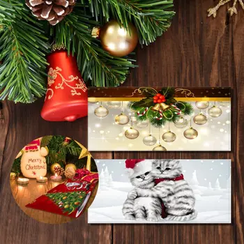 

Kitchen Rug Sets Durable Non-Slip Merry Christmas Tree Winter Decorative Area Runner Rubber Backing Carpets Floor