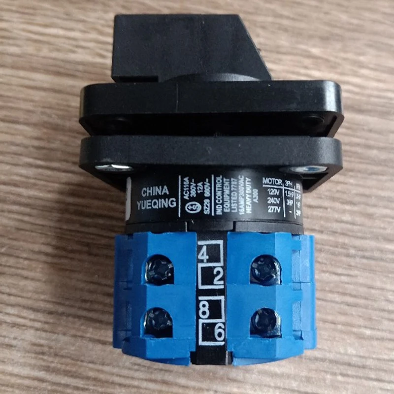 660V 20A переключатель 4 позиционный цепи 2 pole поворотный универсальный кулачковый