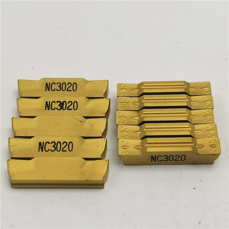 10 шт. MGMN500 PC9030 NC3020 NC3030 поворотные твердосплавные вставки инструмента Поворотный Фрезерный резак Режущий инструмент для ЧПУ для резки MGMN500 м