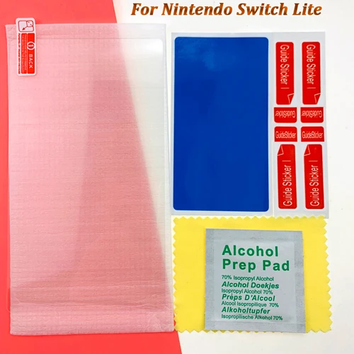 Only Tempered Glass Силиконовый чехол-футляр для nyd Switch Lite, чехол для кожи NS Switch Mini, свободное закаленное стекло, аксессуары для протектора экрана - Цвет: Only Tempered Glass