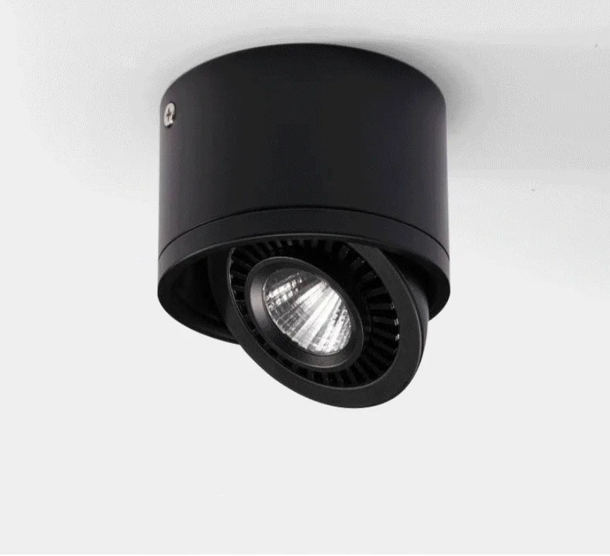 디밍이 가능한 표면 장착형 LED COB AC110V-240V 다운라이트 5W/7W/9W/12W 램프 천장 스포트라이트(드라이버 포함) 흰색/따뜻한 흰색 실내용
