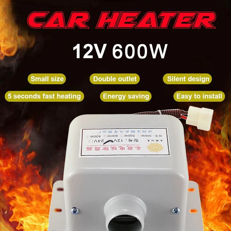 12V 600W фары для автомобилей Грузовик тепловентилятор Demister Отопление Теплее окна зима