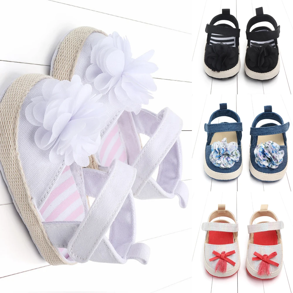 Модная обувь Neugeborenes kind syauglingsbaby-myadchen-nette Blumen-Sandale-Sommerkrippe-Schuhe; Летняя детская обувь