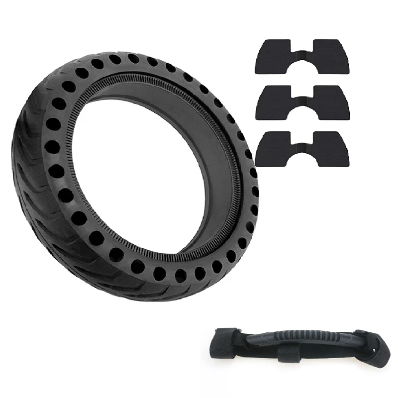 Honeycomb Rubber Damping Solid Tire 8.5 Inch Front/Rear Wheel Replacement for Xiaomi M365 Electric Scooter | Автомобили и