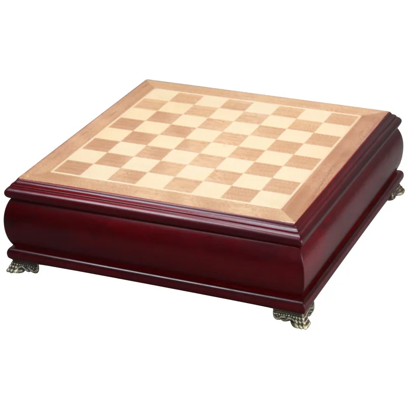 Импортные товары высокого класса мышление, чтобы завоевать Европейское Оригинальное творчество деревянные подарочные шахматы 37*37*9 шахматы
