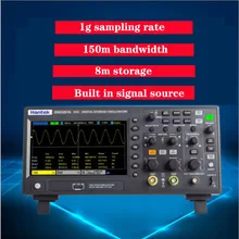 Hantai osciloscópio dso2c10 2c15 2d10 2d15 2CH + 1ch com fonte de sinal