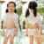 Baby Girl Bikini Kid Крючком Купальники Летняя Одежда Набор С Плеча Растениеводство Топ+Шорты Купальник Купальный Костюм Купальный Костюм