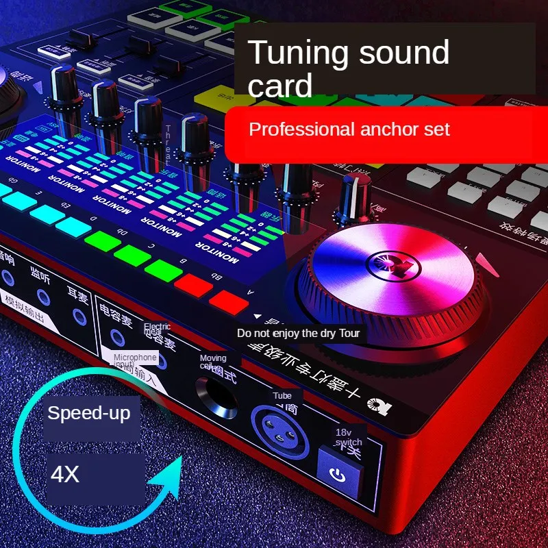 Bluetooth Sound Card USB Headset Microphone Webcast Live Sound Card