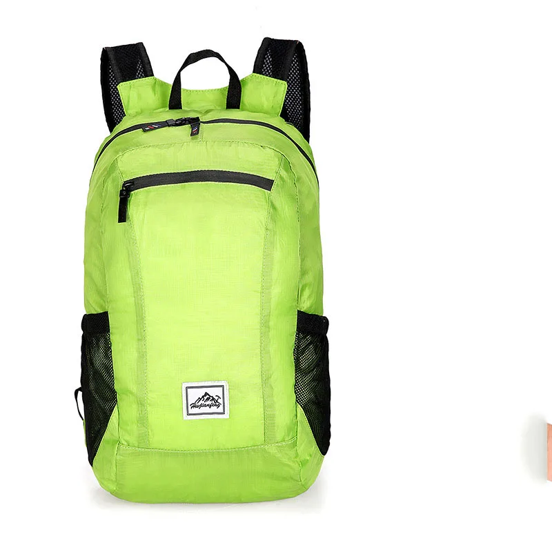 Складной мужской рюкзак, Сверхлегкий Водонепроницаемый рюкзак, походный, для спорта на открытом воздухе, для путешествий, рюкзаки для женщин, походные сумки - Цвет: Green