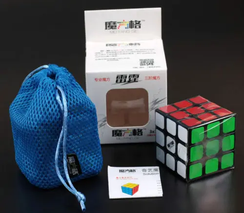 Qiyi thorder 3x3x3 ультра-гладкая скорость магический куб соревнование Твист Головоломка игрушки черный Обучающие Развивающие Cubo Magico игрушки куб