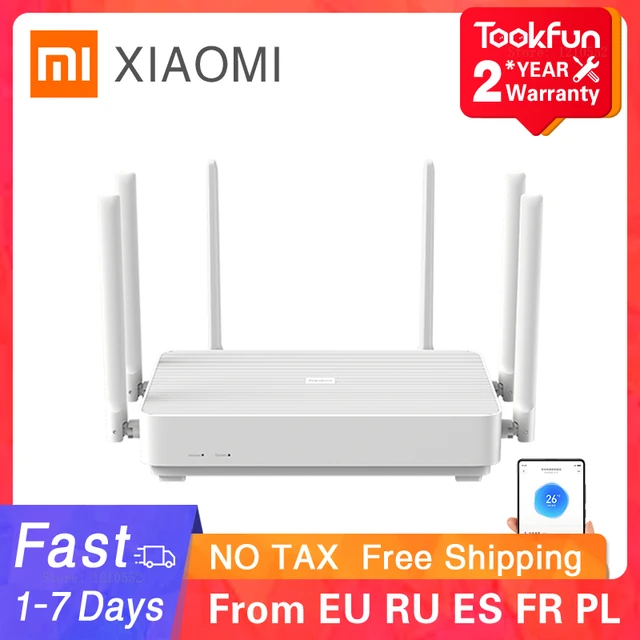 New 2020 Xiaomi Redmi AX6 Wireless Router 2976 Mbps Mesh WIFI 6 2.4G / 5G Dual-Frequency 512MB OFDMA 6 Antennas Repeater PPPOE 1