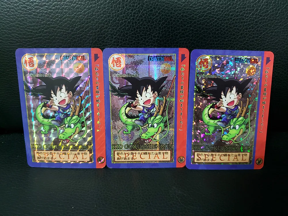 

21pcs Dragon Ball Super Goku Jiren Action Toys Character Commemorative Edition Game Flash Card Collection Card Q Edition
