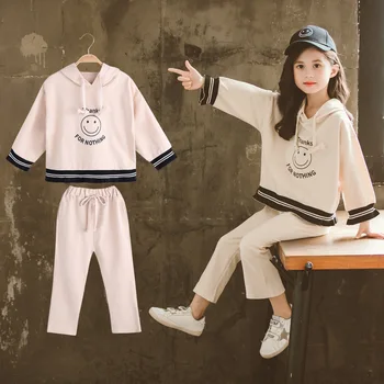 

Children Clothes Set Autumn Sports Suit Long Sleeve Hoodies Pant Outfits For Girls Toddler Girl Fall Clothes Hoodies For Girls 8