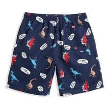 Летние мужские пляжные шорты для плавания, быстросохнущие пляжные шорты с принтом, сетчатые пляжные шорты, шорты для серфинга