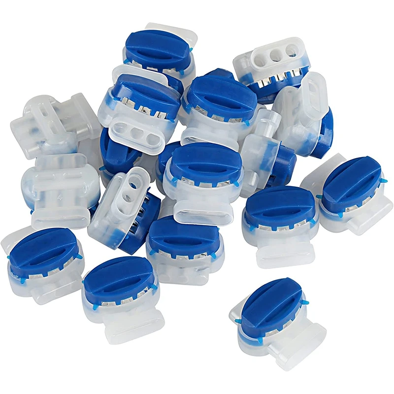 

Pack of 20Pcs Electrical IDC 314 Wire Connectors for Robotic Lawn Mowers, Irrigation Applications