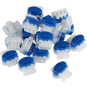 

Pack of 20Pcs Electrical IDC 314 Wire Connectors for Robotic Lawn Mowers, Irrigation Applications