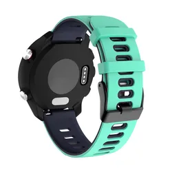 Premium Silicone Smart Watch Band Strap - 20/22mm Adjustable Wristband Bracelet for 20mm Width (Teal blue)