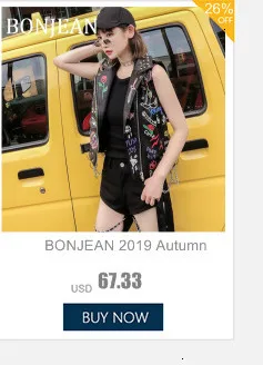 Bonjean джинсовая куртка в стиле пэчворк для женщин Свободная куртка с вышивкой и пайетками осенние зеленые куртки с капюшоном и пальто BJ1792