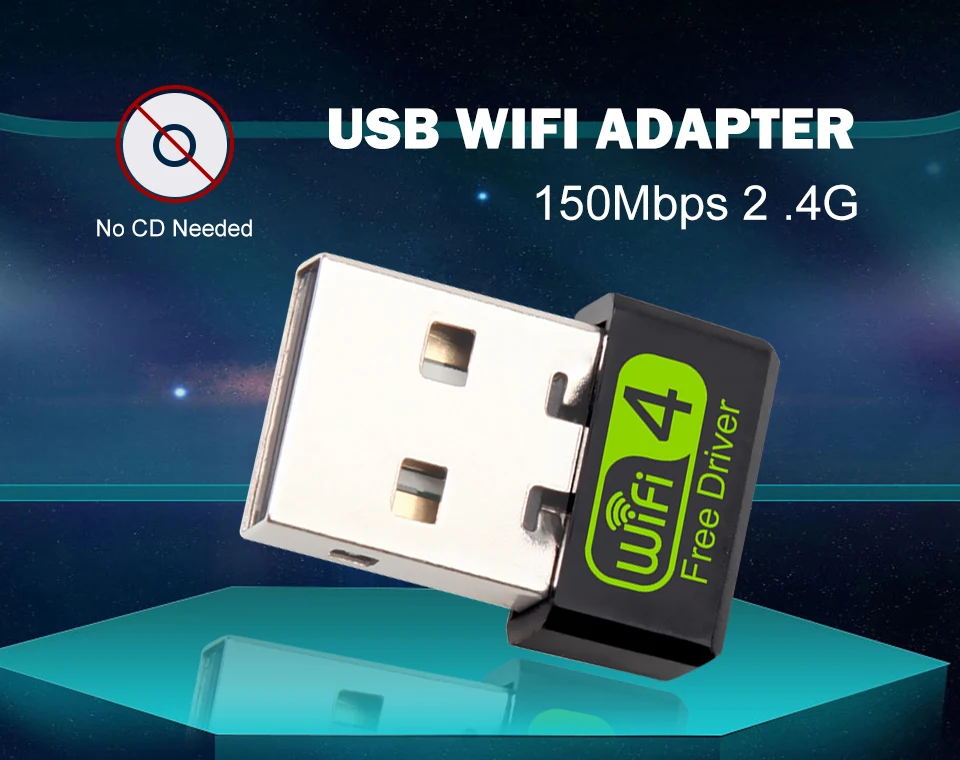 Usb wifi адаптер ethernet lan беспроводной 802.11n ноутбук Настольный ключ карта antena adaptador 2,4g wi fi приемник wi-fi мини