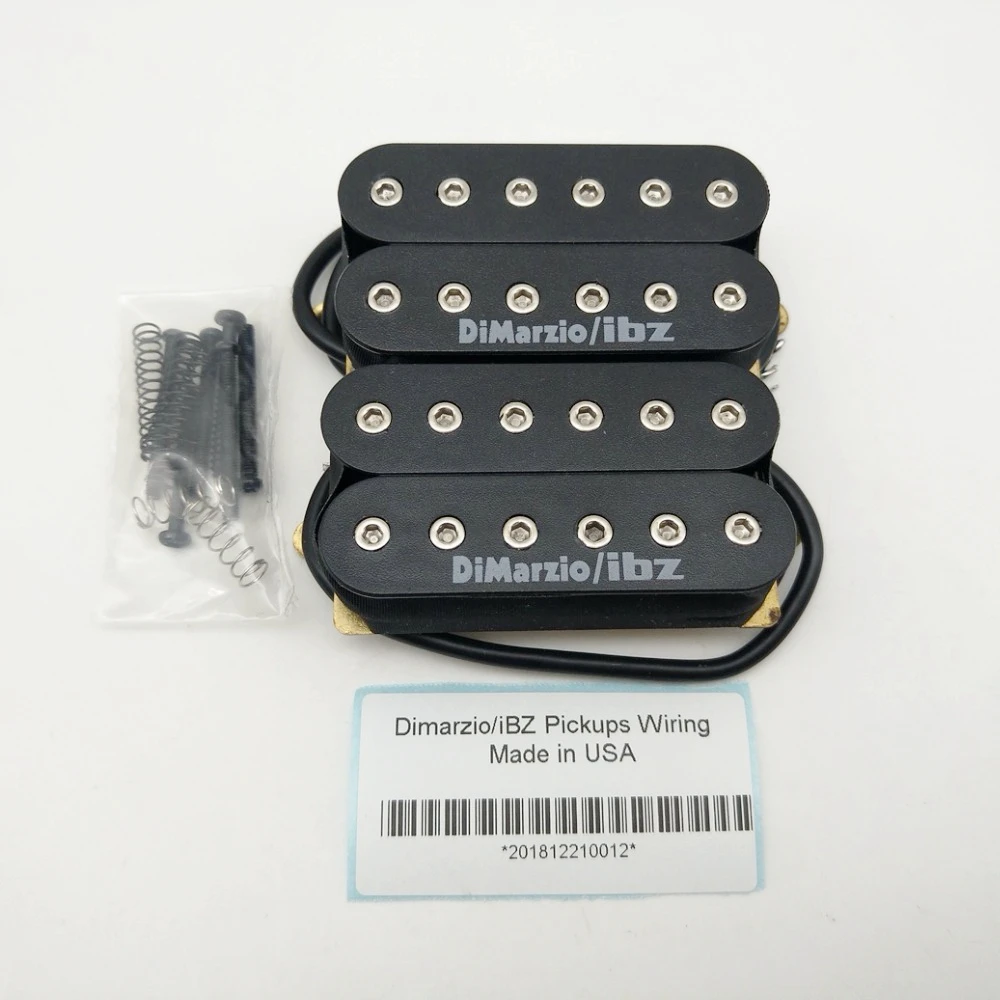 Humbucker Guitar Pickups DiMarzio ibz Alnico Neck And Bridge 4 Conductor Set | Спорт и развлечения