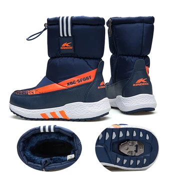 

Girl's boots Children Snow Boots For Boys Sneakers Winter Shoes Kids Sport Padded Boots 2020 New Children Shoes Felt boots Girls