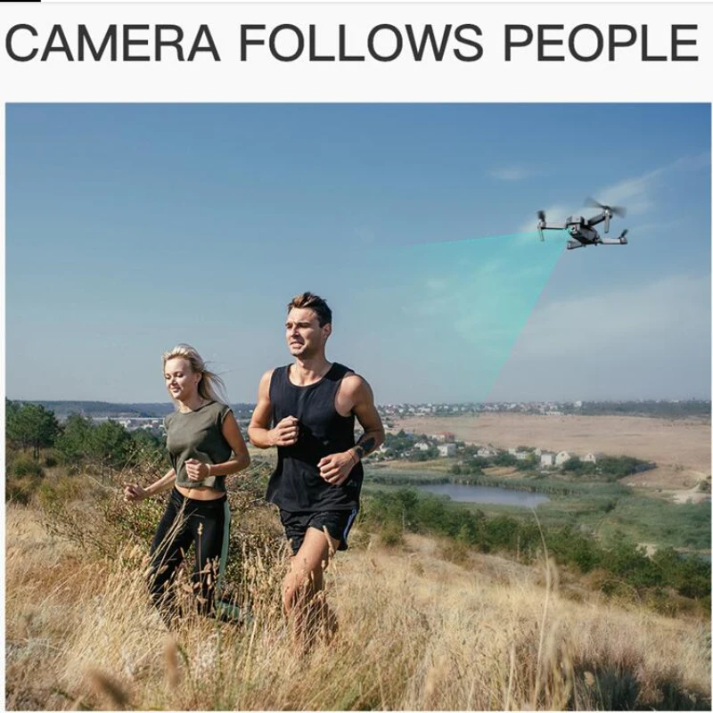 Складной Радиоуправляемый квадрокоптер 4K с функцией воздушной фотосъемки Wi Fi 2 4