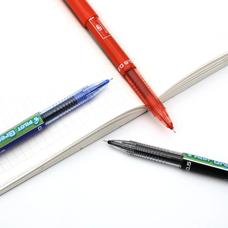 1 шт. гелевая ручка PILOT Green Tecpoint 5 Rollerball многоразовая 0 мм BX GR5 BG пригодная для