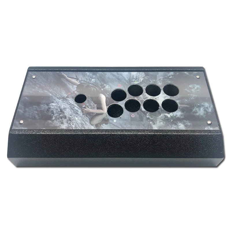 Cdragon DIY Clear  Arcade Joystick Replacement Metal Panel Case Handle Arcade Game Kit Sturdy Construction Easy to Install 