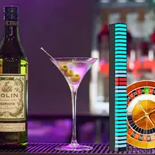 

RGB Sound Control Music Rhythm Ambient Light 32LED Colorful Sound Effect Car Home Atmosphere Decoration Light New Year Christmas