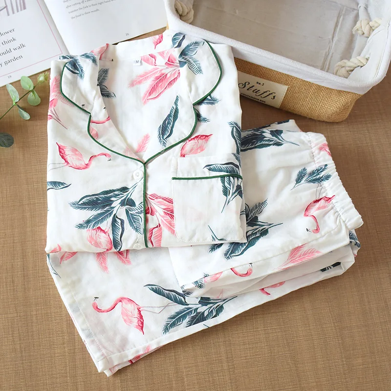 

100% Cotton Good Quality Spring Pajamas For Women Pyjamas Women Night Suit For Women