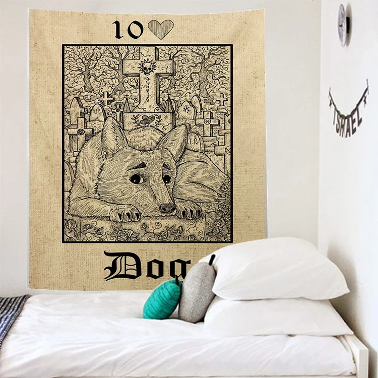 Tarot Star Tapestry Wall Tapestry Wall Hanging Psychedelic Tapestry Celestial Tapestry Decor for Bedroom Living Room tap617 - Цвет: 8