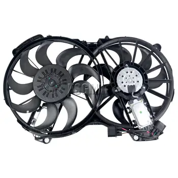 

AP01 Radiator Cooling Fan Assembly for Audi A6 4F2 4F5 4FH C6 Avant Allroad 2004-2011 2.0 3.0 TFSI BDX CAJA 4F0121207K 4F0959455