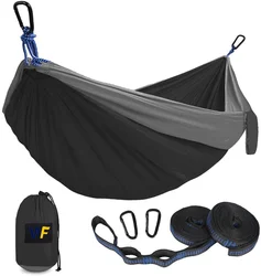 Hamac de Camping en plein air, hamac en tissu, Parachute, 210t Nisi 