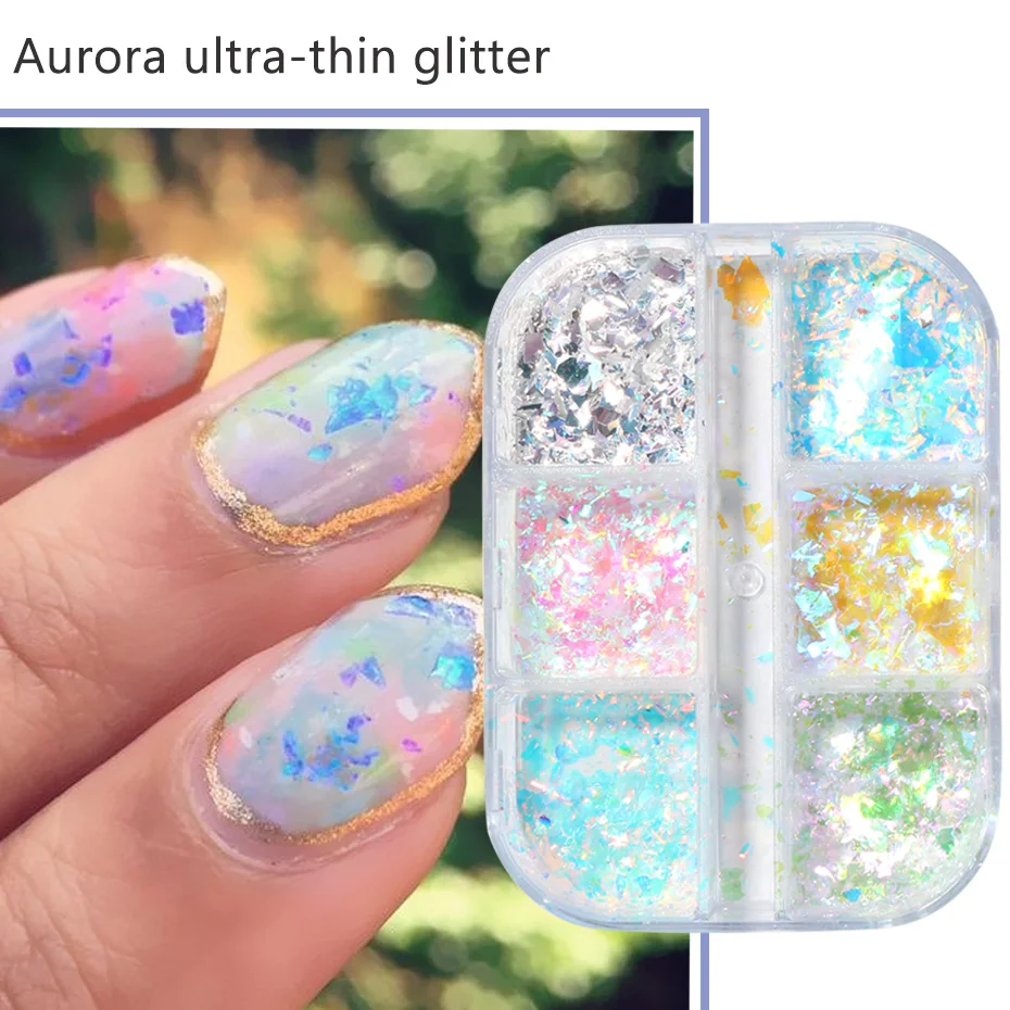 Polar Iridescent Nail Art Powder