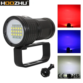 

Underwater Diving Video Light with Three Colors of light Waterproof 100m D003