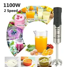 1100W Portable 2 Speed Multifunctional Electric Blender Fruit Vegetable Nut Juice Smoothie Baby Food Mixer Kitchen Hand Blenders