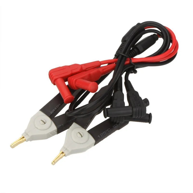 

QHTITEC Digital Electrical Multimeter Test Leads Kelvin Test Clip Professional Multimeter Capacitance Inductance Test Probe