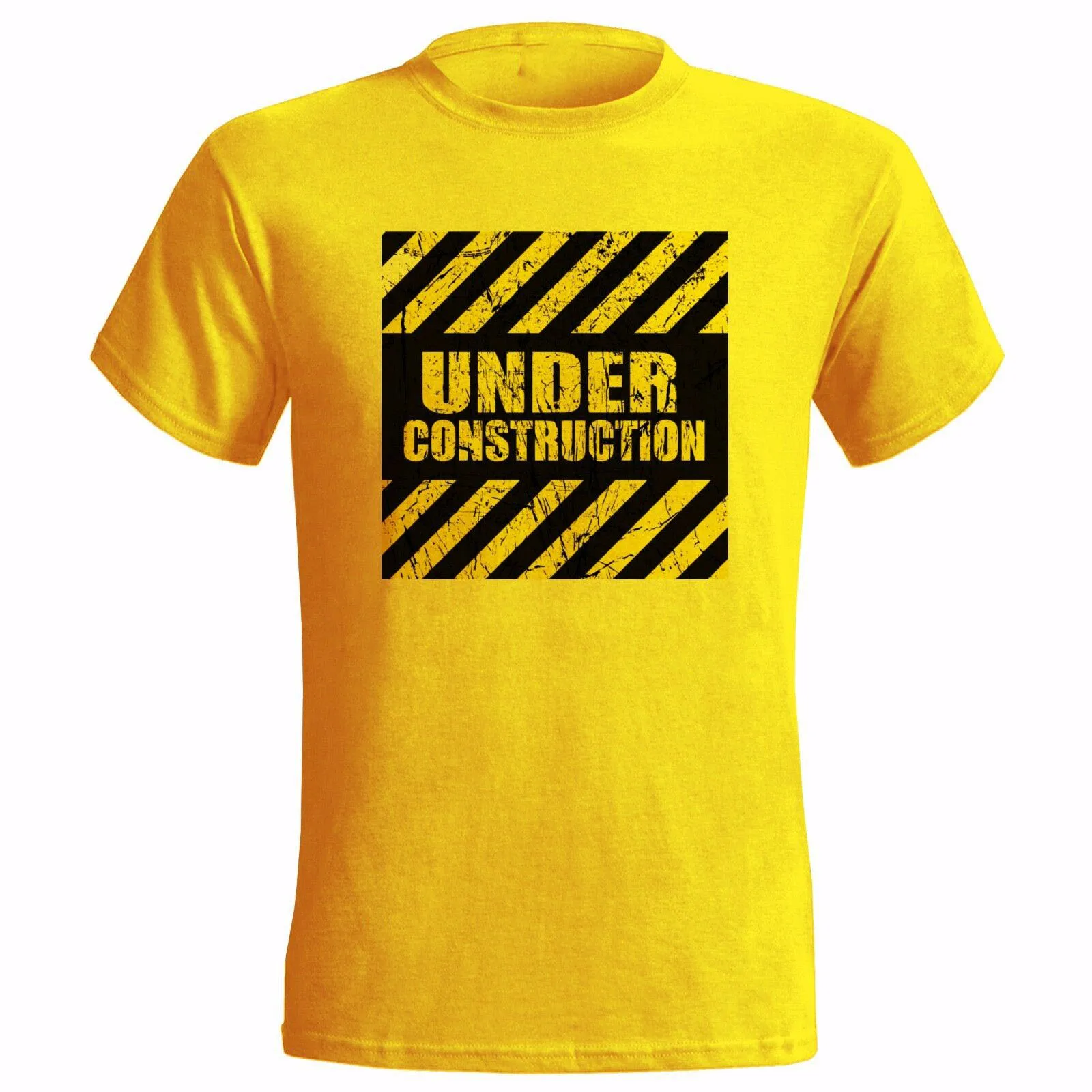 under construction t shirt