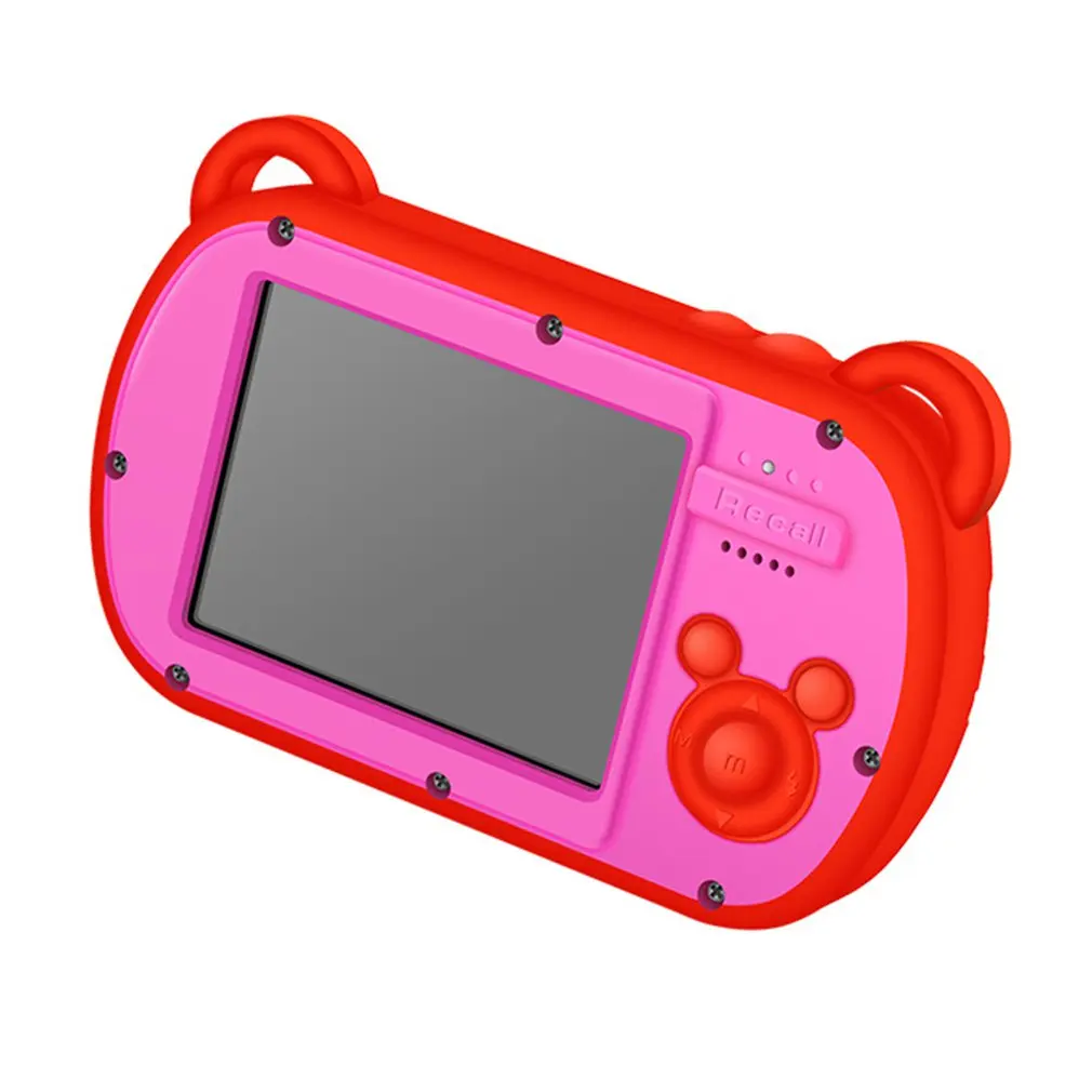 rose red K6 мини Детская цифровая камера с 8-кратным зумом 2,7 дюйма 960*240 экран 18MP DSLR цифровая камера видеокамера для детей подарок - Цвет: rose red