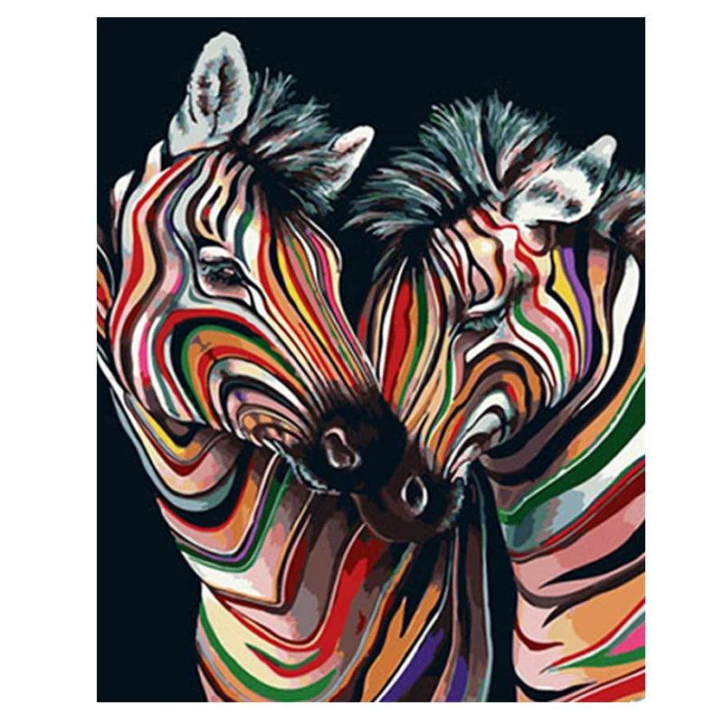 Diy Resim Sergisi Sayilar Cizim Tuval Boyama Numarasi Dijital